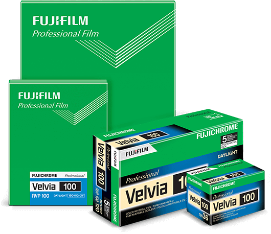 FUJIFILM Velvia 100 35mm film