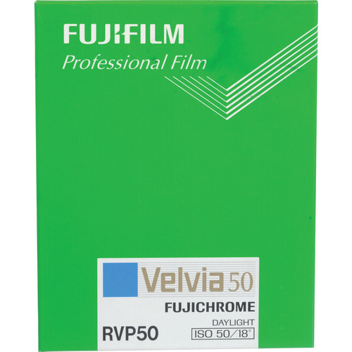 FUJIFILM Velvia 50 Sheet Film 4x5 film