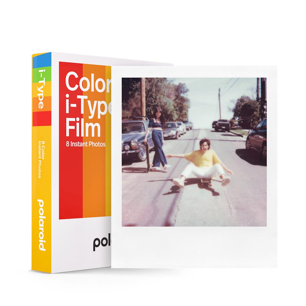 Polaroid Polaroid(ポラロイド)インスタントフィルム Color i-Type Film カラーフィルム 8枚入り フレームカラー白 (6000) instant-film